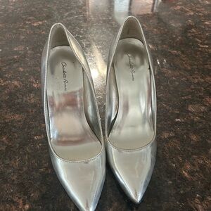 Charlotte Russe  silver high heels size 7